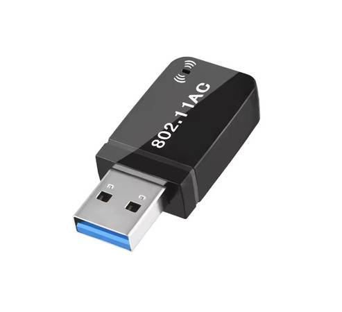 AC1300 Dual Band USB Wifi Adapter - Black New 1