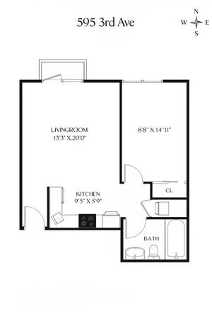 $3150.00 / 1br - Fenomenal 1 dormitorio en Gowanus con L/C en unidad (Gowanus)63689917798017122