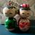 Pair of Vintage Wood Kokeshi Dolls Hand Painted Made in Japan  3 in 3 thumbnail