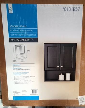 New Style Selections Clementon Cabinet 1