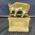 Brass Restoration Hardware Bull Bookend 3 thumbnail
