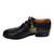 Soft Comfy Thistle Shoes Scotland Ghillie Brogues Full Leather Black S 7 thumbnail