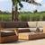 Outdoor patio teak sectional sofas and dinning tables, furniture 3 thumbnail