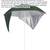 vidaXL - Beach Parasol with Side Walls Green 84.6 " 1 thumbnail