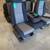 BLACK AND GRAY MANUAL FRONT SEATS AND CONSOLE FOR 2007-2009 CHEVY SILV 6 thumbnail