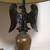 Vintage MCM Americana American Eagle Brass and Wood Table Lamp 4 thumbnail