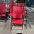 Lawn chairs foldable red h- duty 4 pc.excellent Cond lite str 3 thumbnail