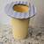 Masa Mami Treasure Craft Pottery Hawaii Modern Yellow & Lavender Vase 1 thumbnail