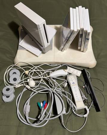 Wii Game Console and *Balance Board* 1