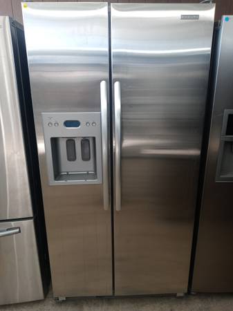 🌲KitchenAid stainless steel side by side refrigerator 1