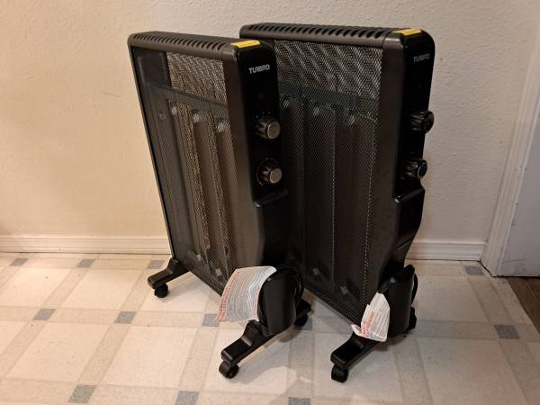 Turbro portable electric heater(s) 1