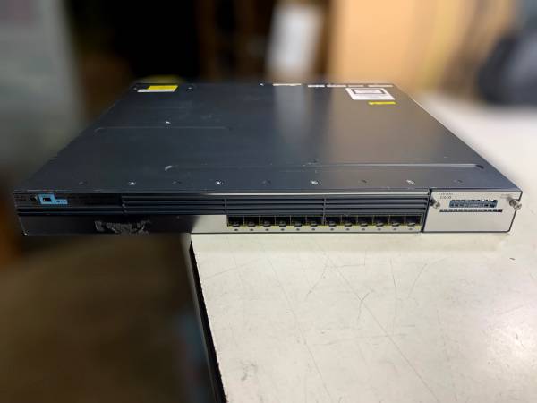 Cisco Switch, 12x SFP (Cisco WS-C3750X-12S-S) 1
