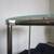 Vintage 1999 IKEA Strind Glass & Metal Rolling End Side Table 6 thumbnail