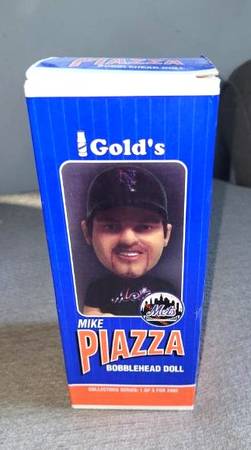2002 MIKE PIAZZA BOBBLEHEAD NEW YORK METS SGA 1