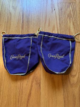 Crown Royal Drawstring Bags - New 1