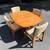 Teak Dining Table w/Chairs 6 thumbnail