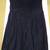 Bill Blass Size 12 Blue Crushed Velvet Evening Dress 4 thumbnail
