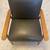 Wayfair Barlow 21"Armchair Faux Leather Chair w/Tan Throw Pillow 1 thumbnail