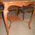 SCALLOP EDGE SQUARE TOP PARLOR / FOYER TABLE - CHERRY 2 thumbnail