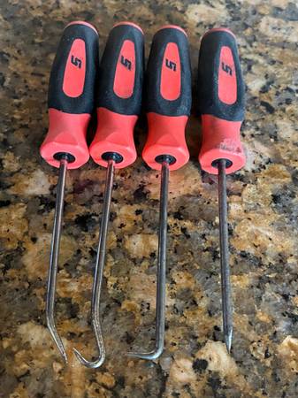 Four Piece Set Snap On Mini Scratch Awl Pick Set 1
