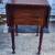 Sheraton Mahogany & Birdseye Maple Drop Leaf 2 Drawer Stand 15 thumbnail
