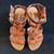 NIB Rust Gladiator Sandals Size 9 Medium 2 thumbnail