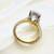 Oval Cut Diamond CZ Solitaire Engagement Ring 8 thumbnail