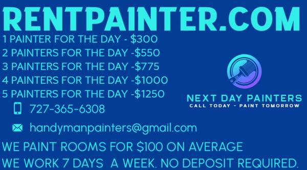 🏡 Painter for you. Team of Painters. Low prices for Handyman Painting 1