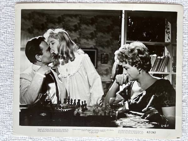 Original Lobby Still from Kubrick's LOLITA 1962.  With James Mason 1