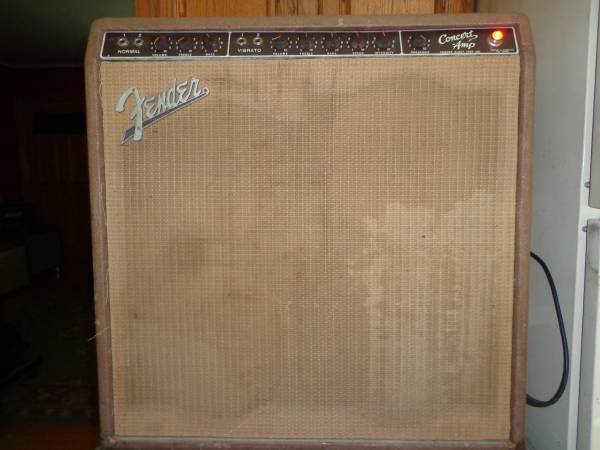 Fender Brownface Concert Amp 1962 1