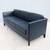 MCM Style Mark Goetz for Bernhardt Design Moreau Sofa in Blue Leather 7 thumbnail