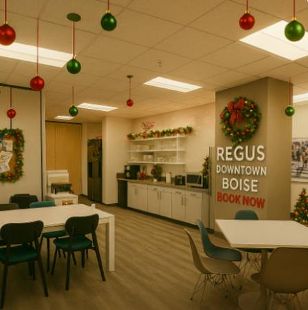 🎅 Sleigh Your Goals with a Downtown Boise Office! 🏢 1