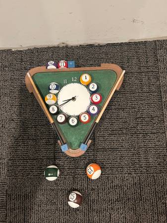 Pool Room Clock 1