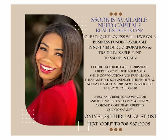 🔥 $500K BUSINESS FUNDING—NO CREDIT CHECK! ONE LEFT! 1