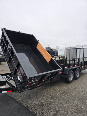 Mow Pro Landscaping Landscape Side Dump trailer 1