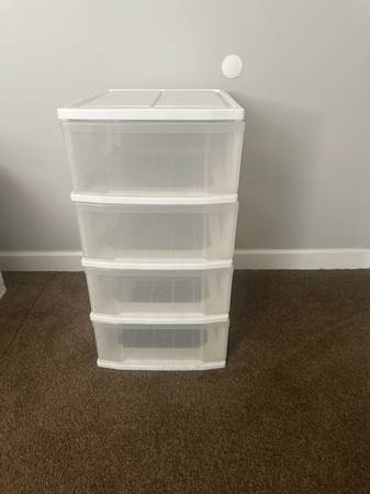 $40 white drawers plastic 1