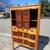 Chinese Elm Kitchen Cabinet with Carved Doors and Chicken Compartment 6 thumbnail
