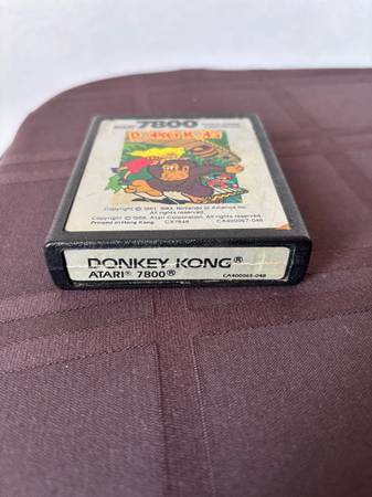 Atari 7800 Donkey Kong cartridge 1