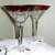 Waterford Crystal Red Martini Pair *New* 2 thumbnail