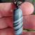 Antique Tibetan Blue Agate Dzi Bead Necklace 2 thumbnail