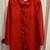Women’s size LARGE red Old Navy Ruffle Wool Coat 1 thumbnail
