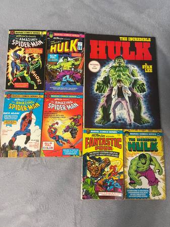 Vintage Marvel paperback books for sale 1