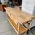 Long Work Bench on Casters w/4 Drawers/Shelf & Vise Mounted on Top 2 thumbnail