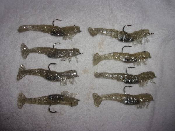 8 Brand New Ghost Shrimp Lures 1
