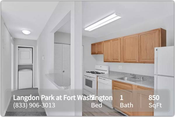 $1,537 / 2br - 850ft2 - A fresh take on living: Explore our 2 BR, 850 Sq Ft spaces. (Fort Washington)63895919200899121