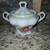 Antique Porcelain 2 Handled Lidded Sugar Bowl, Germany 1 thumbnail