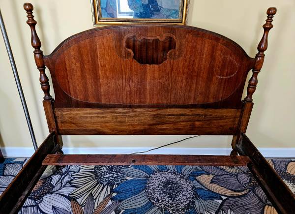 Antique double bed 1