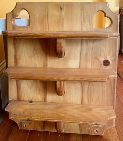 Kitchen shelf-rack (real wood not particle board) 26 x 20 x 4 1