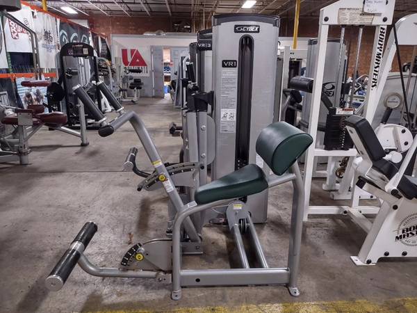 Cybex VR1 Green Pad Abdominal / Back Extension Combo Machine - Used 1