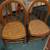 Antique Oak caned chairs  (2) 1 thumbnail
